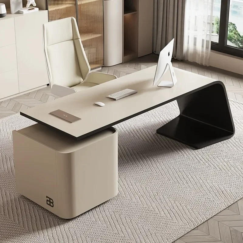 

Italian Corner Office Desk Modern Minimalist Reception Office Desk Executive Bedroom Reception Escrivaninha Hotel Furniture