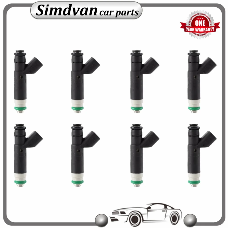 53030842 High Quality 8 PCS Fuel Injector 812-12136 81212136 for 2000 Dodge Dakota Durango 2000-1999 Jeep Grand Cherokee