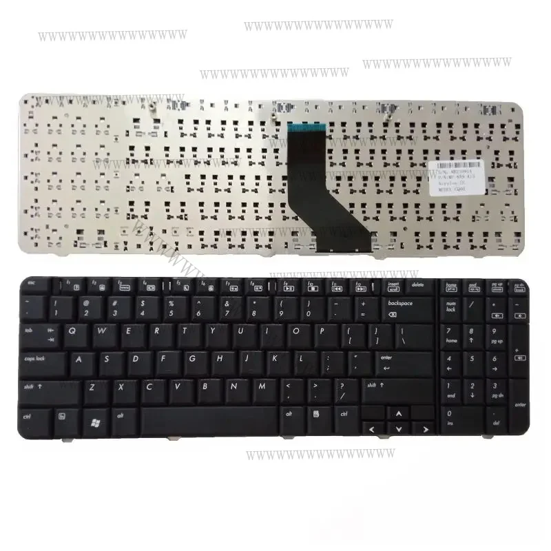 Nuevo Teclado para Portátil EE CQ60 G60 496771-001-HAA01, Negro, Distribución Estadounidense