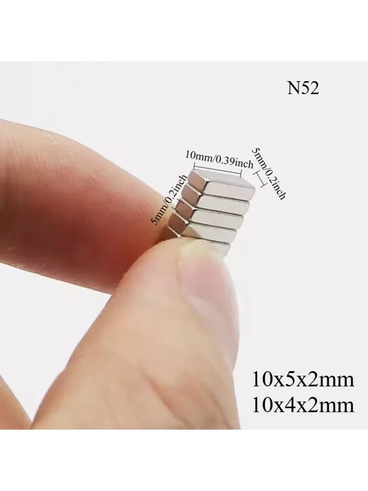 AliExpress NONE N52 10x5x2 10x4x2 5X5X5 Magnet Disc Aimant Scooter Ebike Refrigerator Magnet Motor Diy Dropshipping Customised Diy Fridge Office