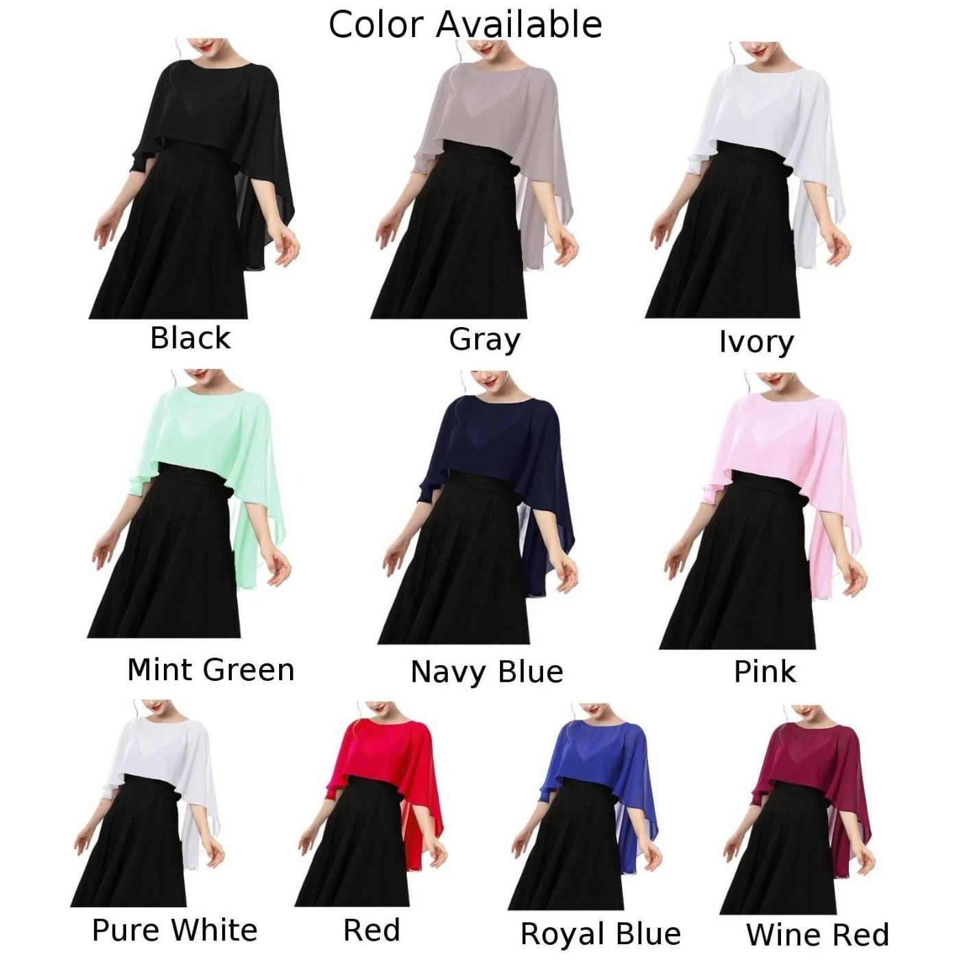 Protezione solare da spiaggia Avvolgimento da sera Coprimaterale Avvolgente in chiffon leggero Abbigliamento per tutte le stagioni Copertura di protezione solare