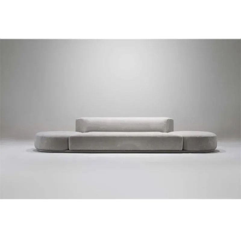 Sofa Italian minimalist living room creative straight row rotating combination sofa