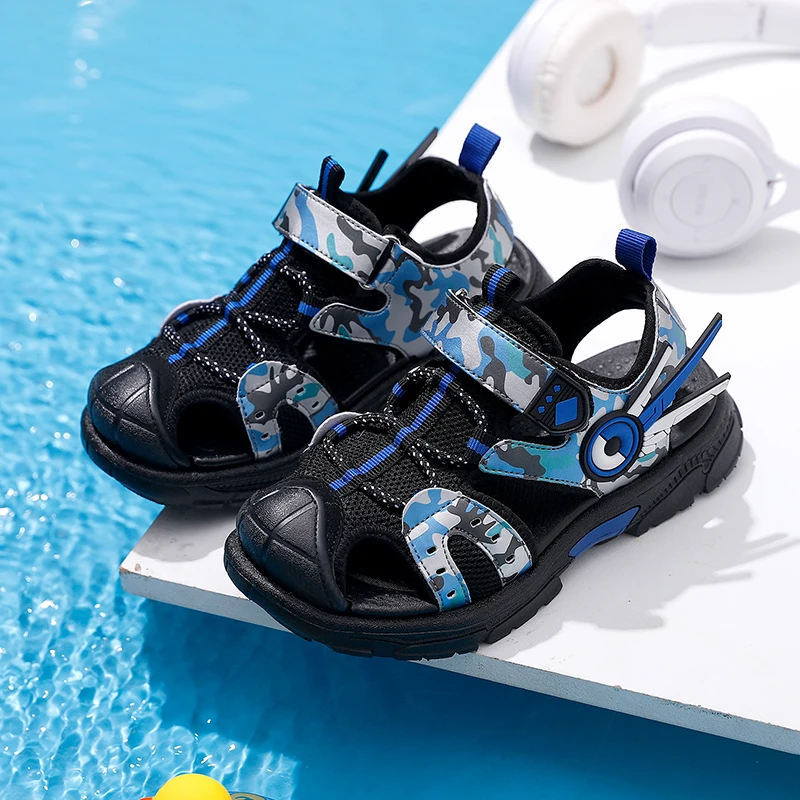 

31-39 School Boys Summer Shoes Casual Kids Sandals Platform Beach Shoes Anti-Slippery Designer Sandals Boy Fashion Free Shipping