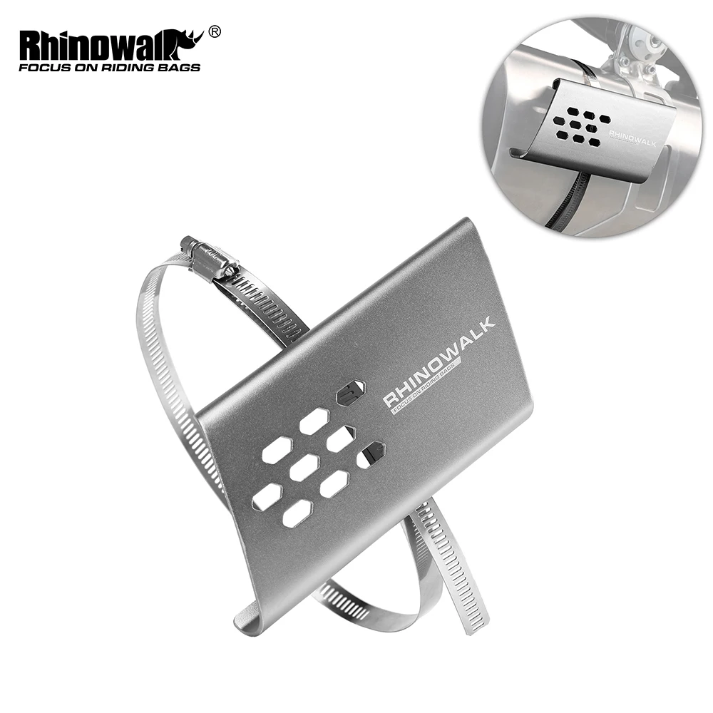 

Rhinowalk защита выхлопной трубы мотоцикла, тепловая защитная крышка, универсальная защита двигателя, противоожоговая крышка, аксессуары