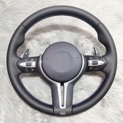 All Leather Sport Steering Wheel Fit For BMW M3 M5 E90 E46 F10 F30 E60 E39 F32 F11 F25 F20 F22 F23 High Performance Accessories