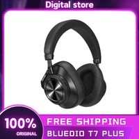 Bluedio T7 Plus Bluetooth Headphones User-Defined Active Noise Cancelling Custom Wireless Headset For Phone Support Sd Card Slot