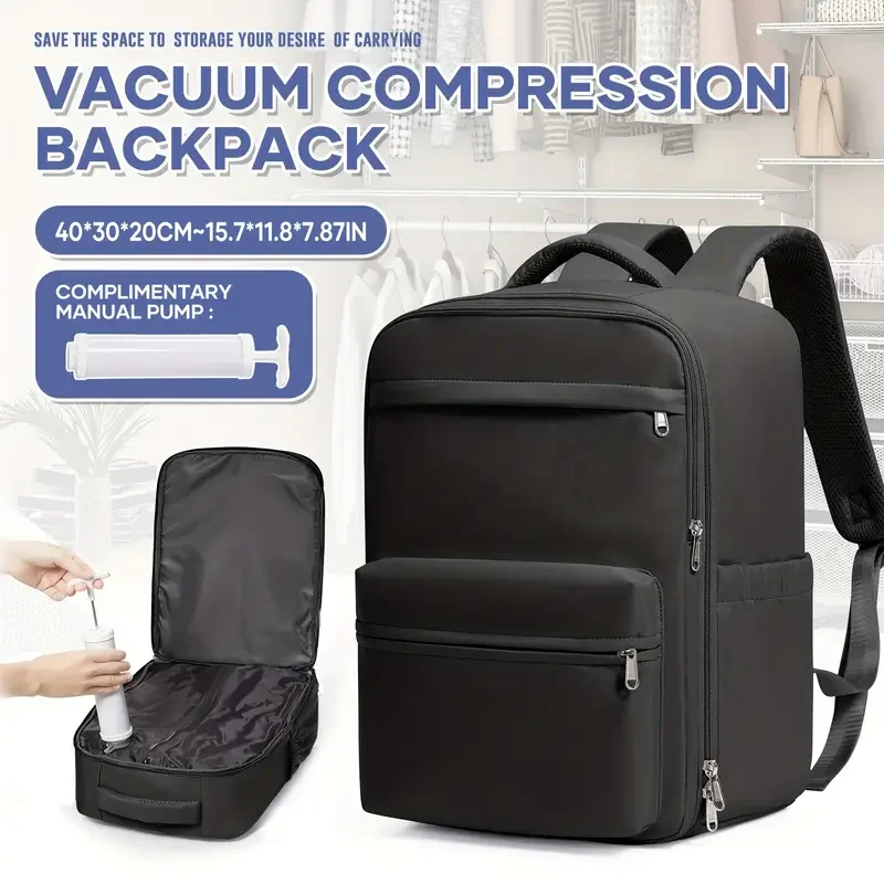 حقيبة ظهر للسفر مضغوطة بالفراغ 40 × 3020 من Ryanair، حقيبة المقصورة، حقيبة حمل معتمدة من شركة EasyJet Airline، حقيبة كمبيوتر محمول للأعمال #1