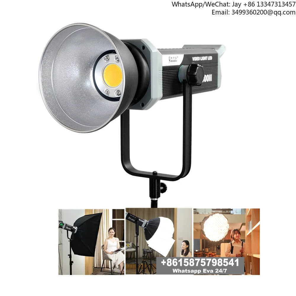 

2026300W 2700K 7500K DayLight Photography Studio Lights For Videos Tv Record 10 Lighting Effects ZD-300E