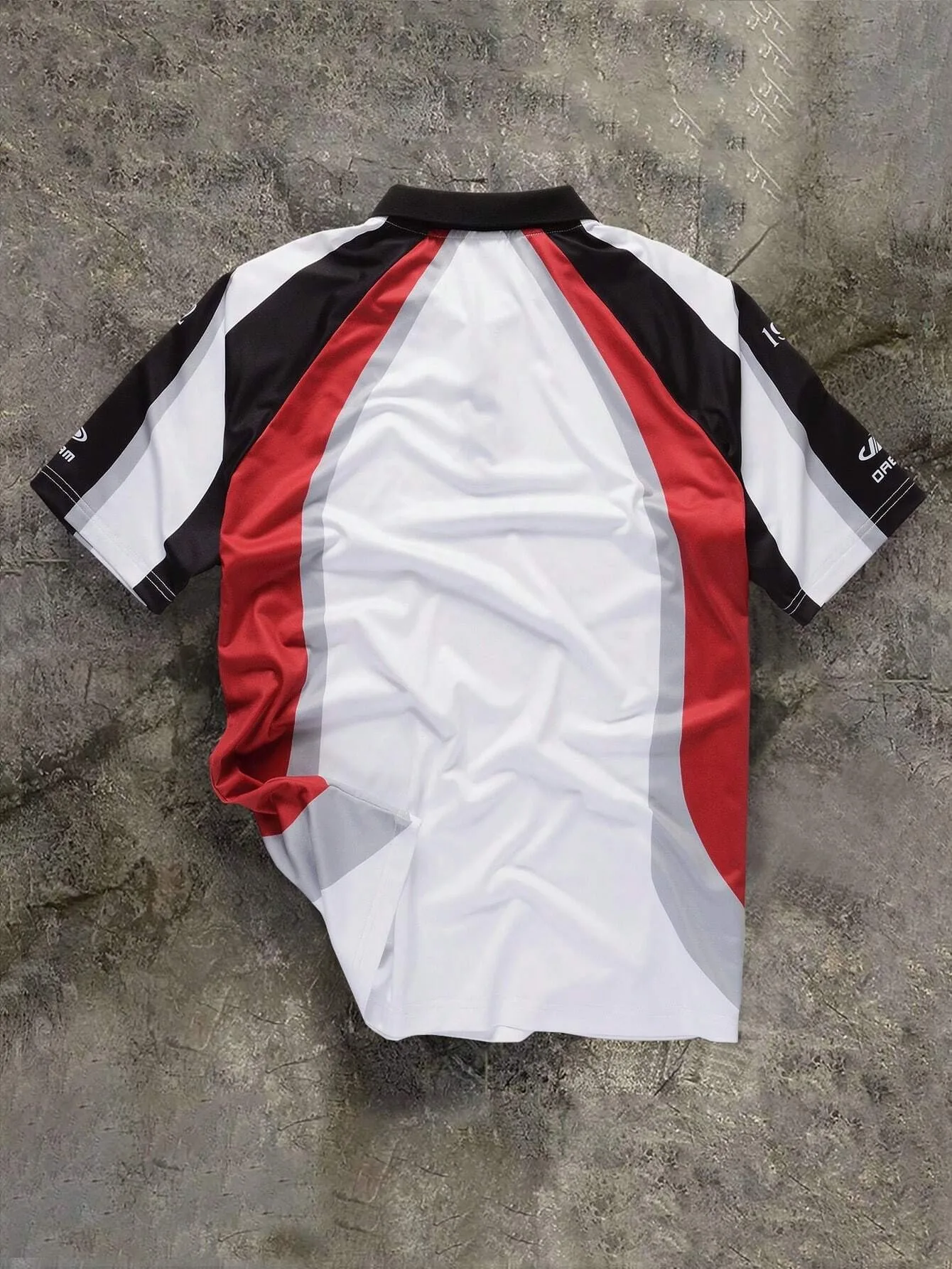 2026 Summer Men's Polo Shirt with Letter Print Breathable Lightweight Casual Fashionable Outdoor Use