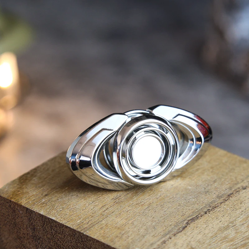 EDC Fingertip Kreisel Zwei-Blatt Fidget Spinner Zappeln Spielzeug Büro Stress Relief Spielzeug Für Erwachsene Kinder Geschenk