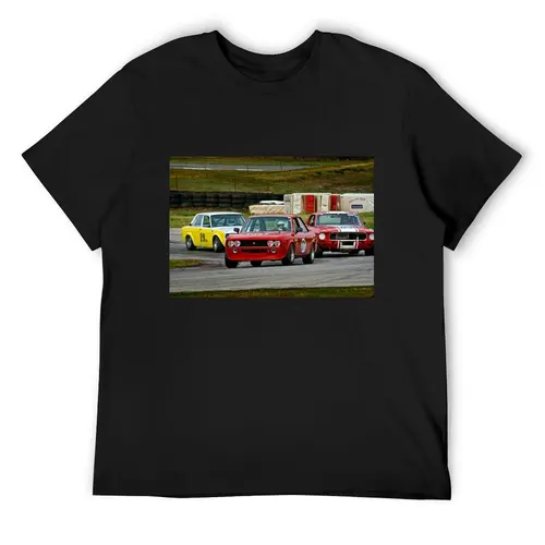 Vintage Racing - Ford Mustang, Fiat, Datsun T-Shirt 