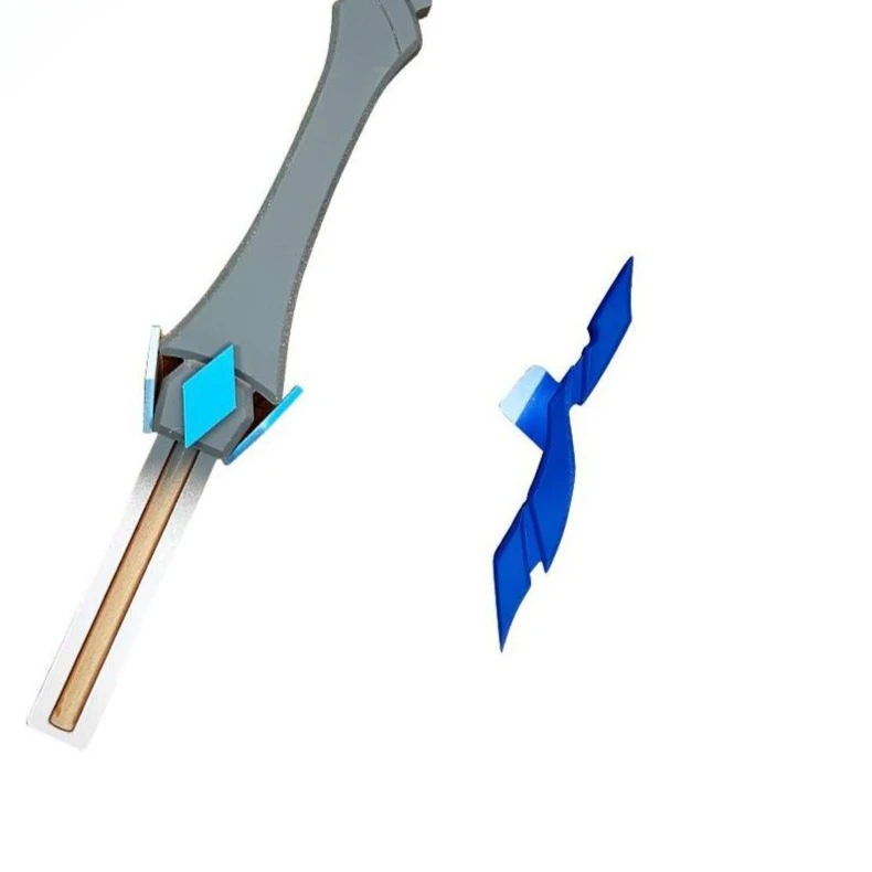 110 cm Skirk Cang Yao Genshin Impact Twinblade Game Randapparatuur Afneembare Wapen Model Bamboe Zwaard Cosplay Props Collecties
