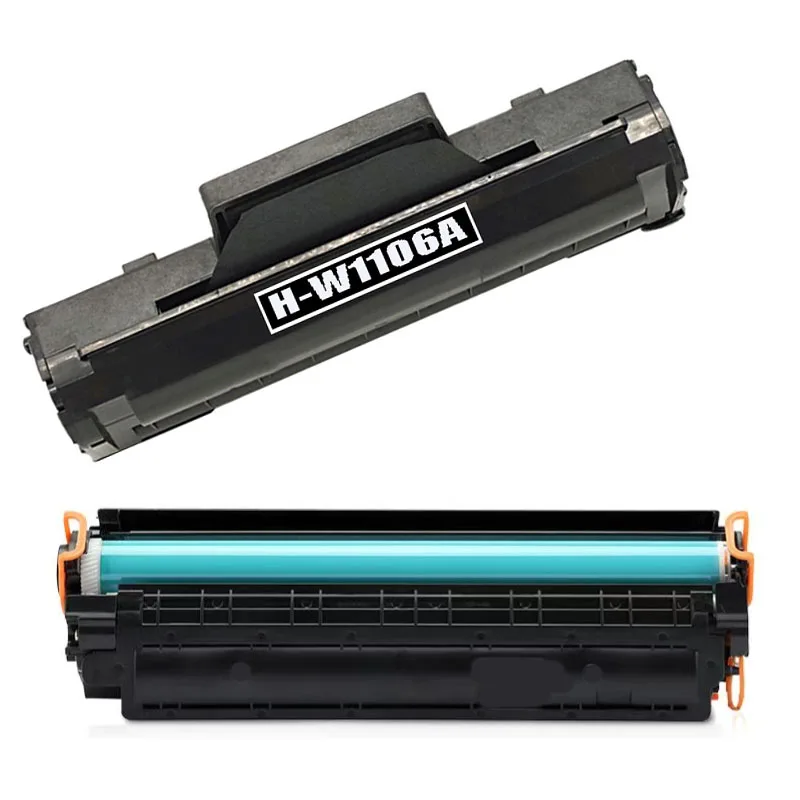 خرطوشة حبر 106A W1106A W1106 1106A متوافقة مع خرطوشة HP Laser MFP 135a 135w 137fnw Laser 107a 107w خرطوشة سوداء عالية الإنتاجية