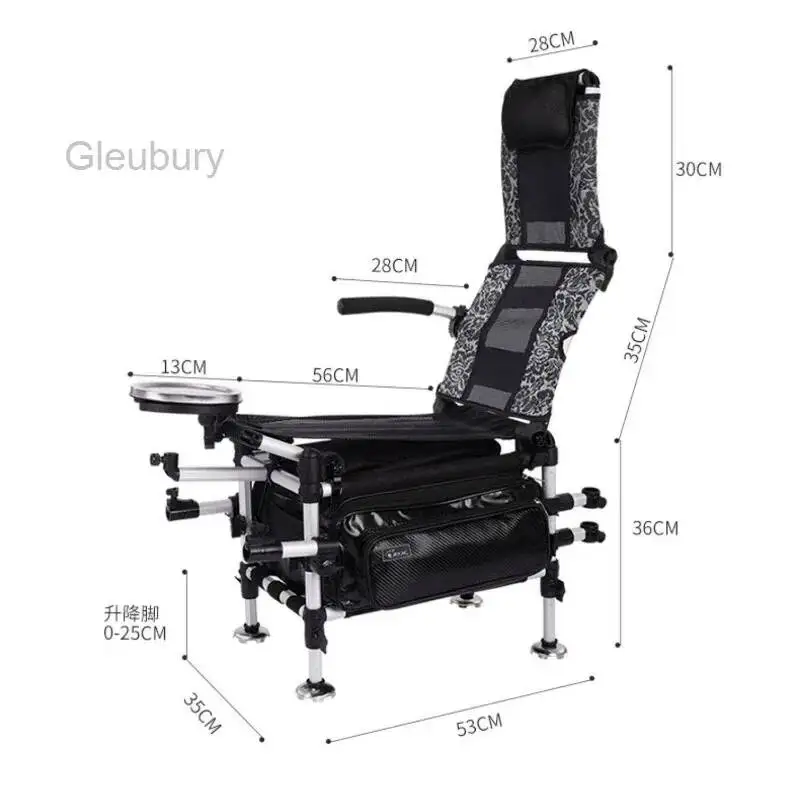 Durable Beach Chairs Ultra-light Luggage Beach New Chairs Multiple Functions Nice Outdoor Furniture Cadeiras De Praia ZYSTY