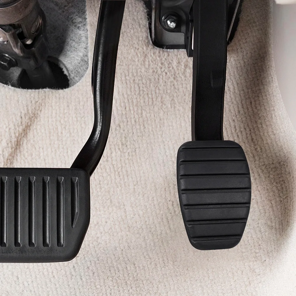 5Pcs Car Clutch Pedal Rubber Covers Auto Pedal Pads Foot Cover Set for Brake Accelerator Pedals Non-Slip Oil Resistant view 2