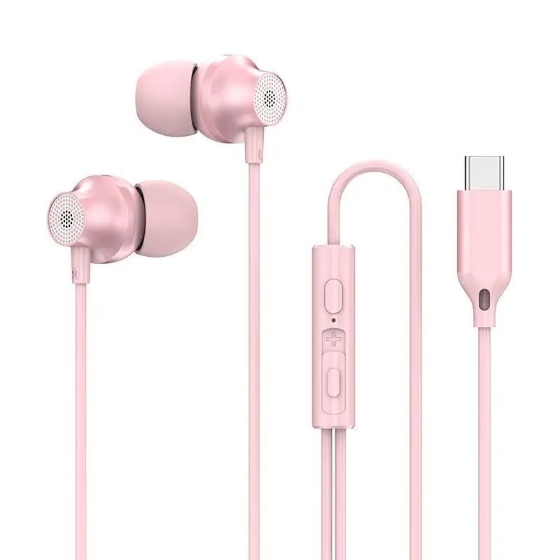 USB C Tai Nghe Nhét Tai Đồng Driver Hifi Tai Nghe Thể Thao-Tai Loại-C Dây Điều Khiển Tai Nghe Bass Âm Nhạc tai Nghe Dành Cho MP3 Điện Thoại