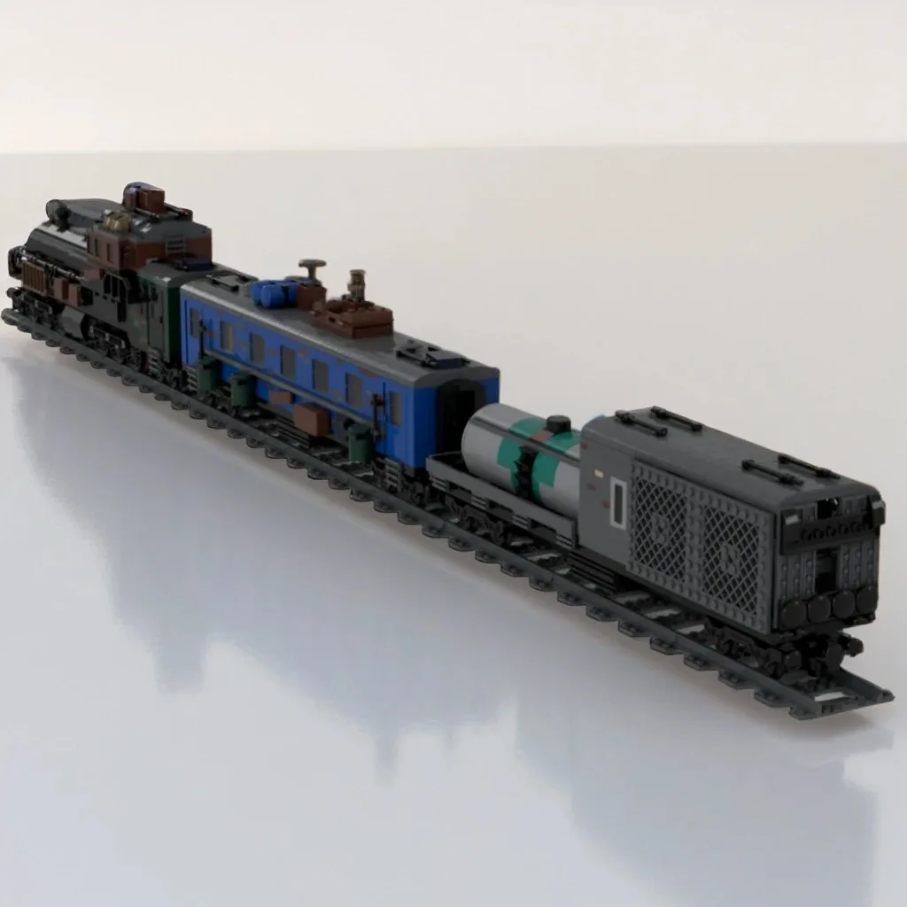 

738 шт. MOC Metroes Exoduses Aurora Локомотив Поезд Винтаж Подробная модель DIY Строительные блоки Игрушки на день рождения Подарок