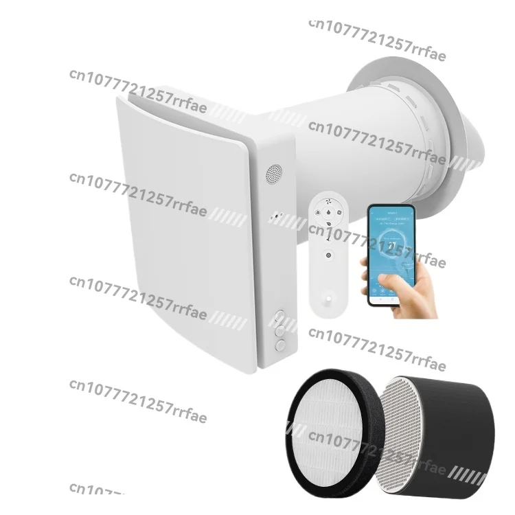 

Single Room Air Heat Exchanger Energy Recovery Fan Ventilation System