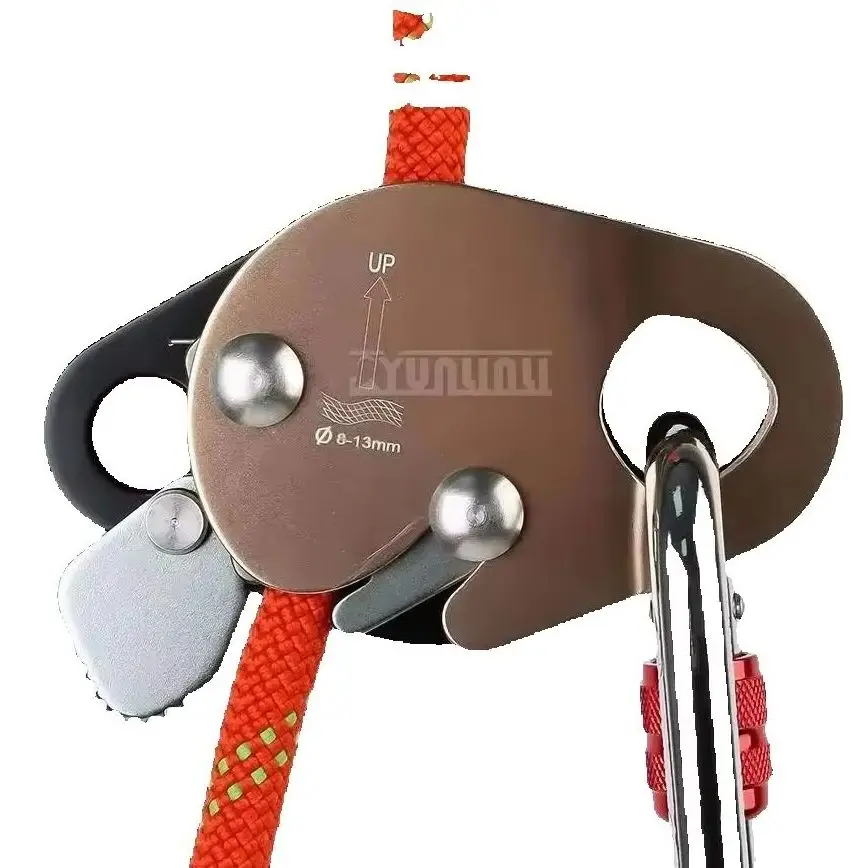 Climbing rope grab Outdoor high-altitude work protector Rock climbing speed descent fall arrestor Fall arrestor anti-fall self-l