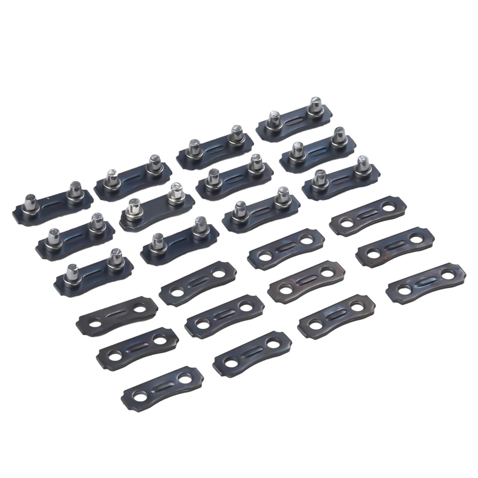 Kits de reparación de cadena de motosierra, correas de amarre de eslabones de 050 pulgadas, 3/8 LP, 12 juegos