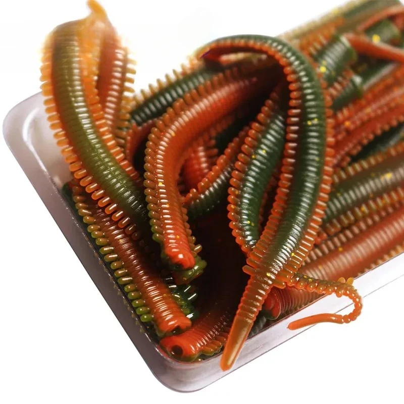 10pcs/pack road runner lures bionic sea sandworms soft bait fishing lures artificial bait fishing bait