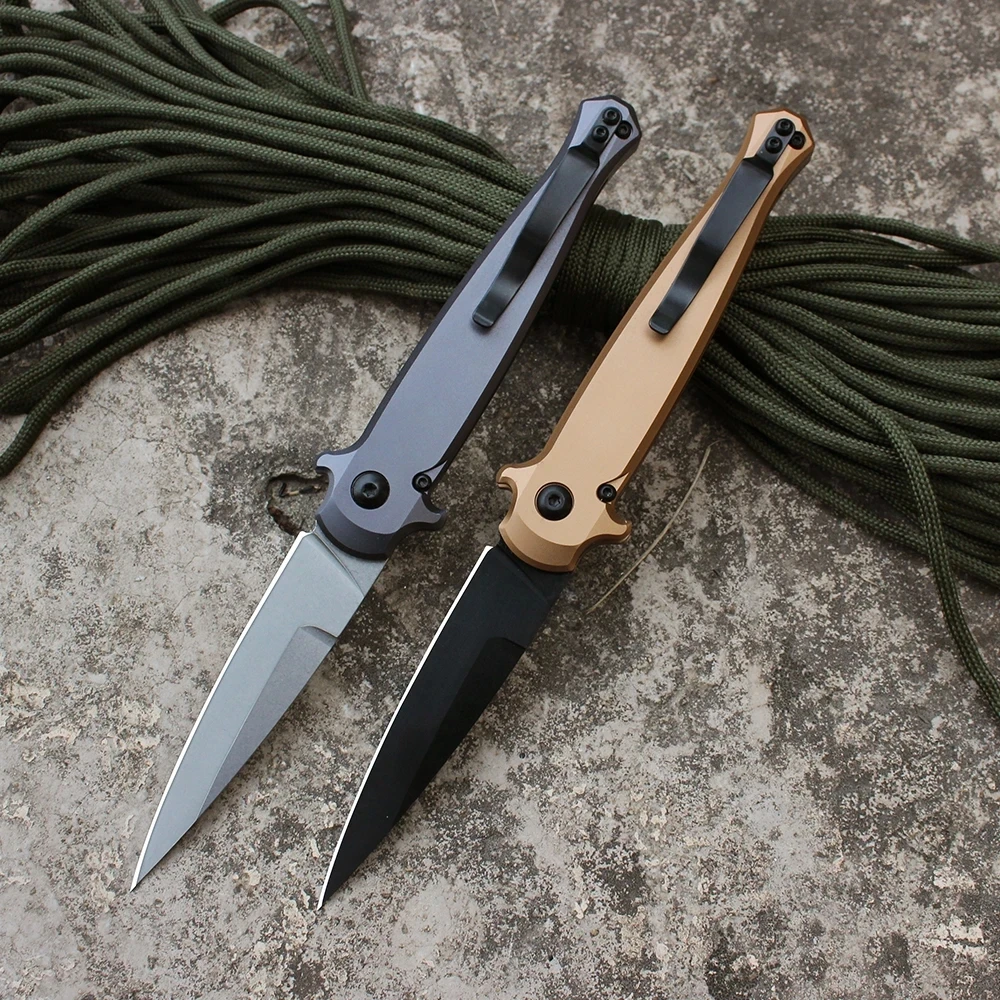 

7150 Outdoor Folding Knife Portable Pocket Knife CPM154 Blade Aviation Aluminum Handle Knives