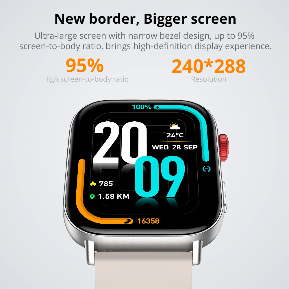 COLMI C8 Max Smart Watch for Men And Women with Voice Calling Feature 1.93\