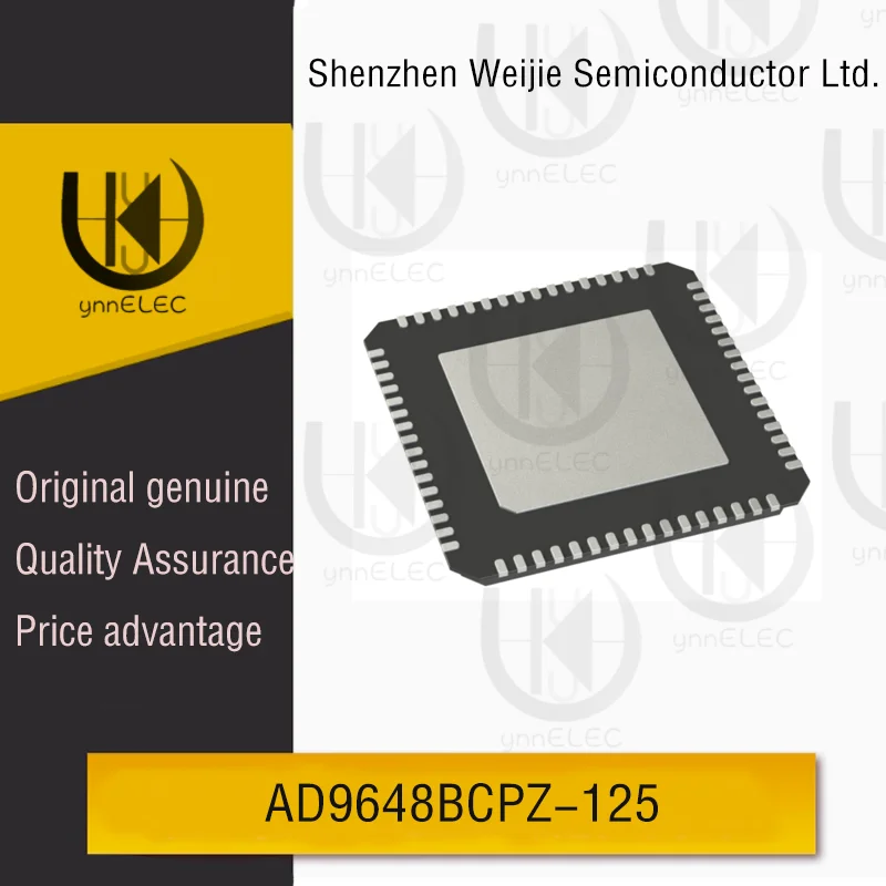 

Original AD9648BCPZ-125 14-bit ADC | 125MHz | 1.7V-1.9V | LFCSP-64 (9x9)