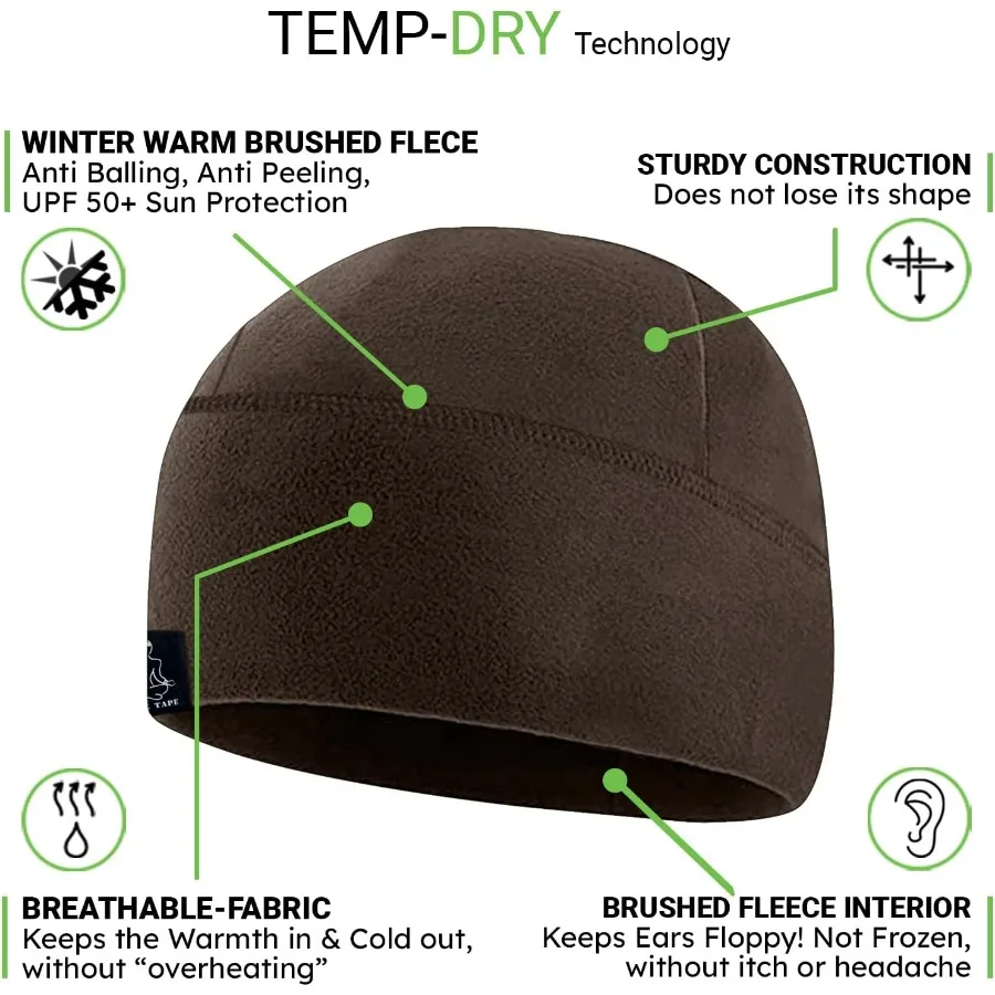 Boné de relógio de lã tático gorro crânio boné de lã - masculino e feminino