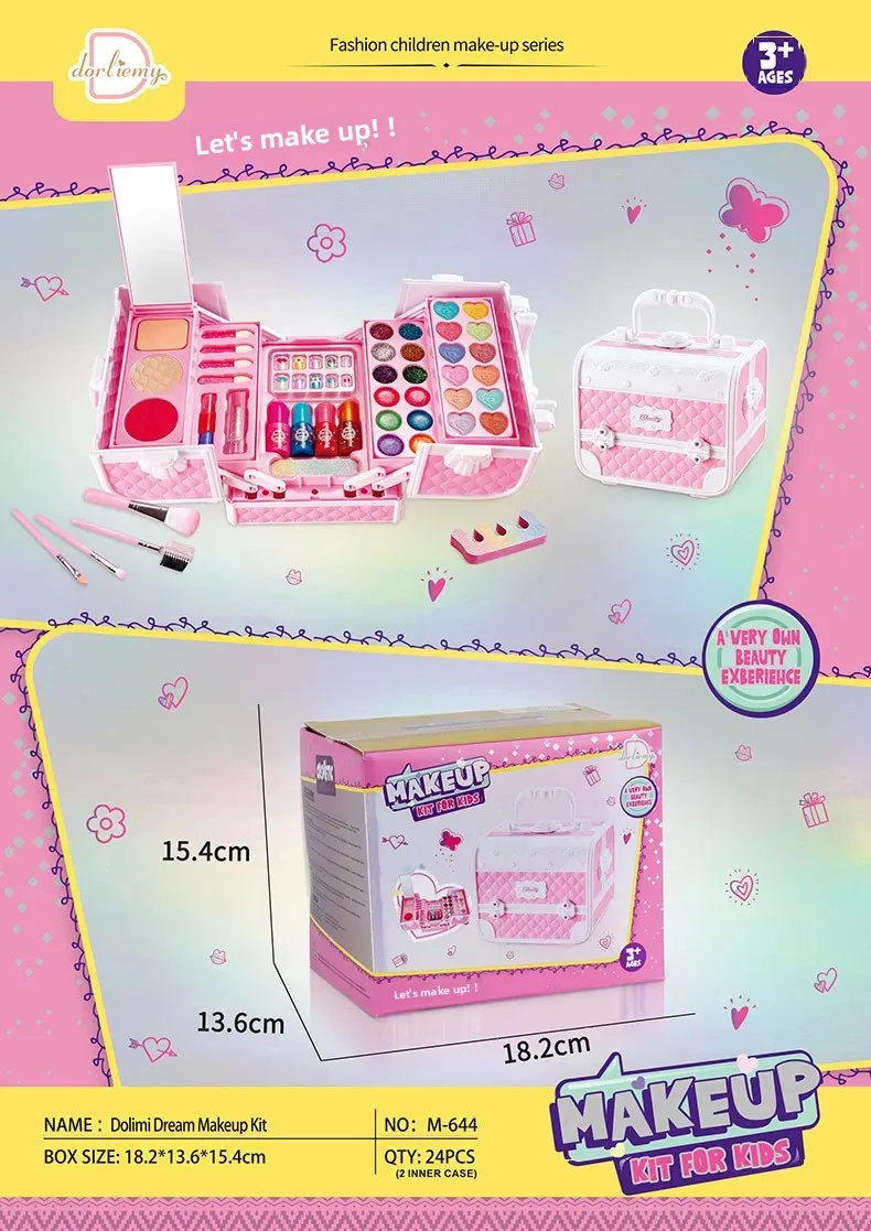 Princess Beauty Makeup Suitcase Children's Cosmetic Toys