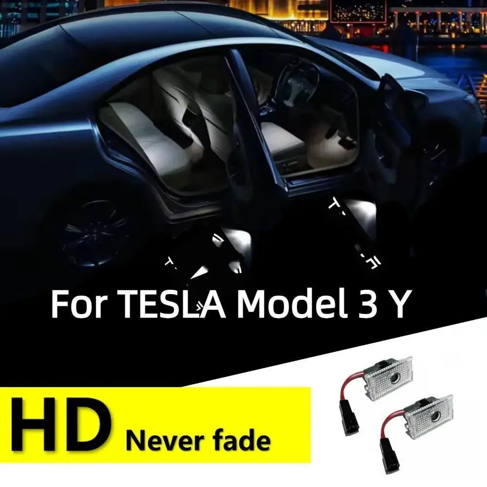

Супер HD никогда не выцветает, лампа для проектора призрака двери для Tesla Model 3XY S