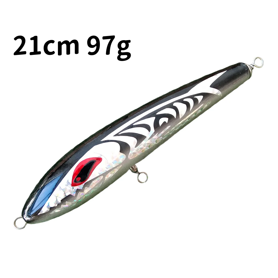 

Воблер Swolfy 21 см, 97 г, плавающий, для поверхностной ловли, искусственная приманка для тунца, троллинг, дальнее забросы