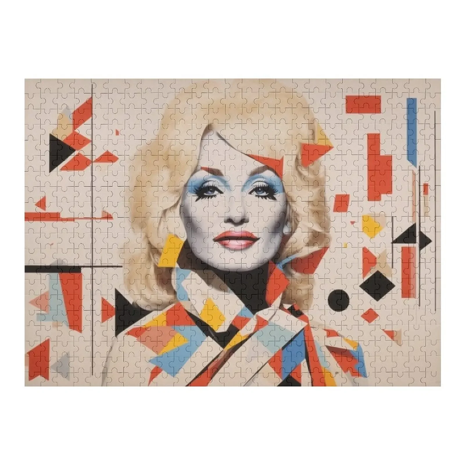 Digital design of Dolly Parton 1 Jigsaw Puzzle Game Children Christmas Gifts Personalized Gift Jigsaw Custom Puzzle