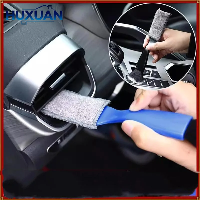 1Pc String Fingerboard Cleaning Dust Removal Brush Guitar Care Brush Double Head Musical Instrument Accessories