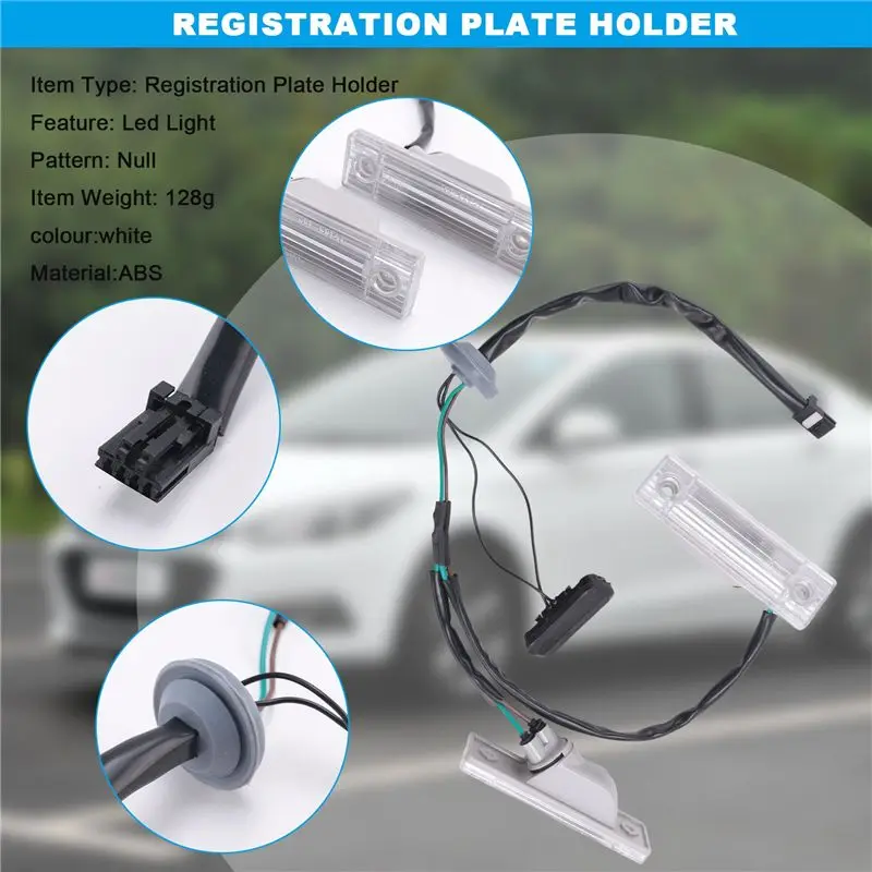 Top-Rated Rear Back License Plate Light With Trunk Switch Button For Cruze Number Plate
