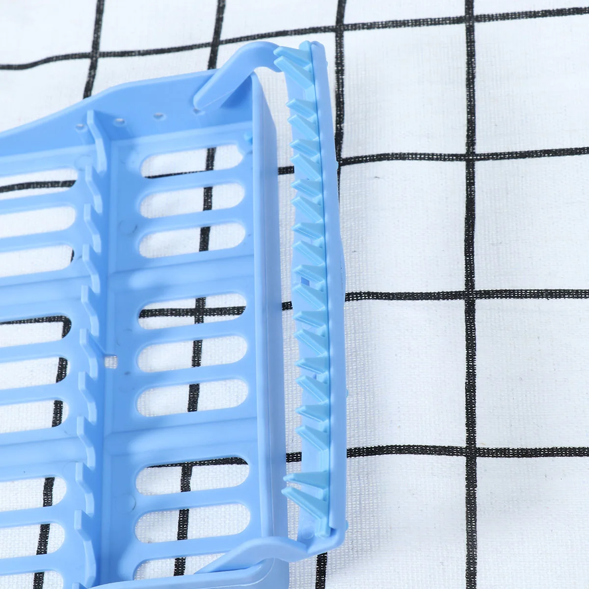 

Dental Sterilization Box Abs Foldable For 10 Tools Storage Blue Burs Surgical Instruments Organizer Case Tray Dental