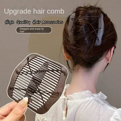 Upgrade Hair Comb Clip Lazy Hair Styling Clips Braiders Flexible Stretchable Double Side Insert Combs Hairpins Hair Accessories