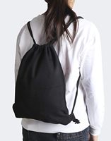 Lightweight Canvas shoulders drawstring bundle pockets Outdoor Sports Backpack Gym Traveling storage bag Reusable Shopping Bags
