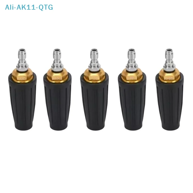 HOT! 1Pc Ceramic Valve High Pressure Washer Turbo Nozzle 360° Rotating With 1/4