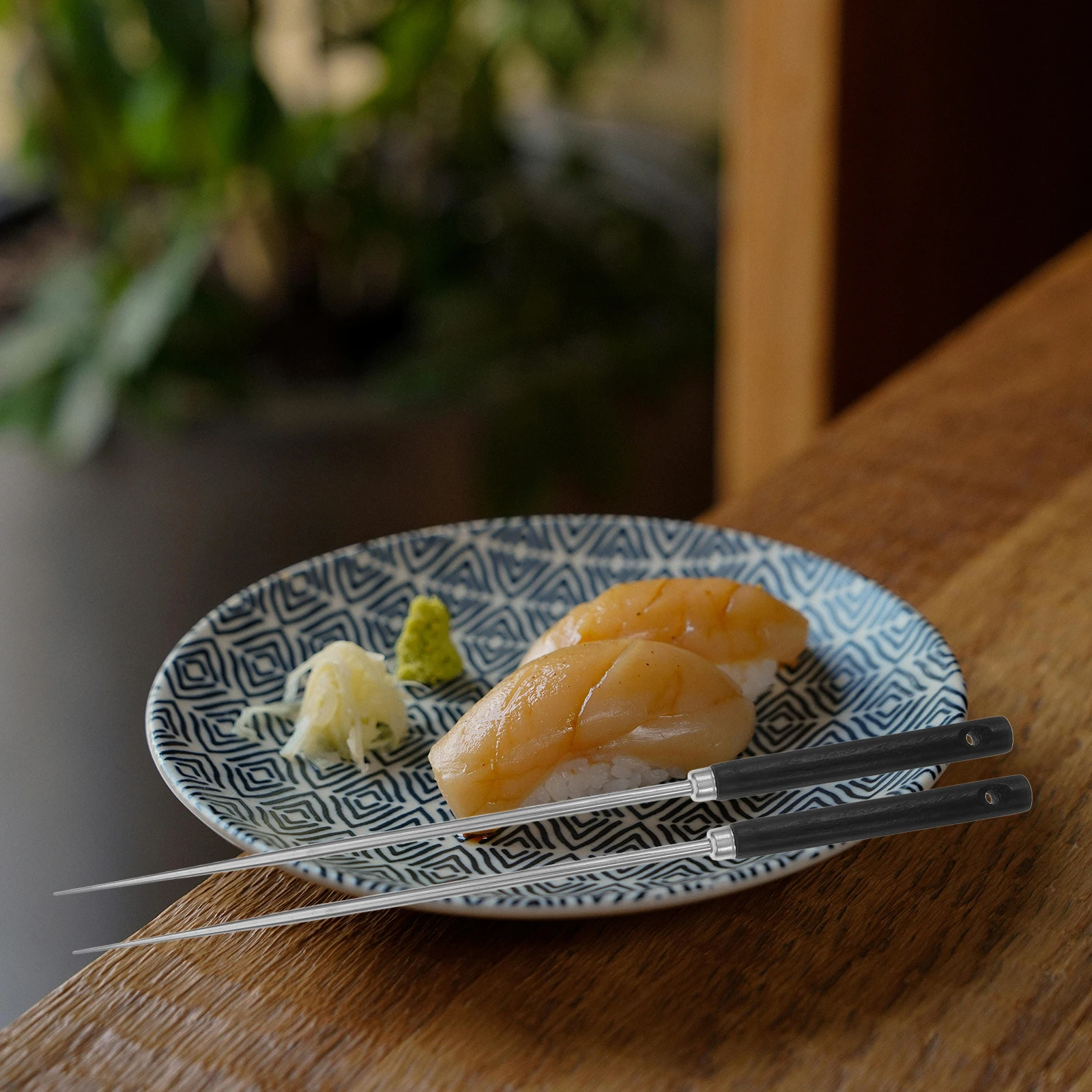 

Sushi Chopsticks Home Chips Food Grade Decorative Metal Heat-resistant Stainless Steel Japanese Style