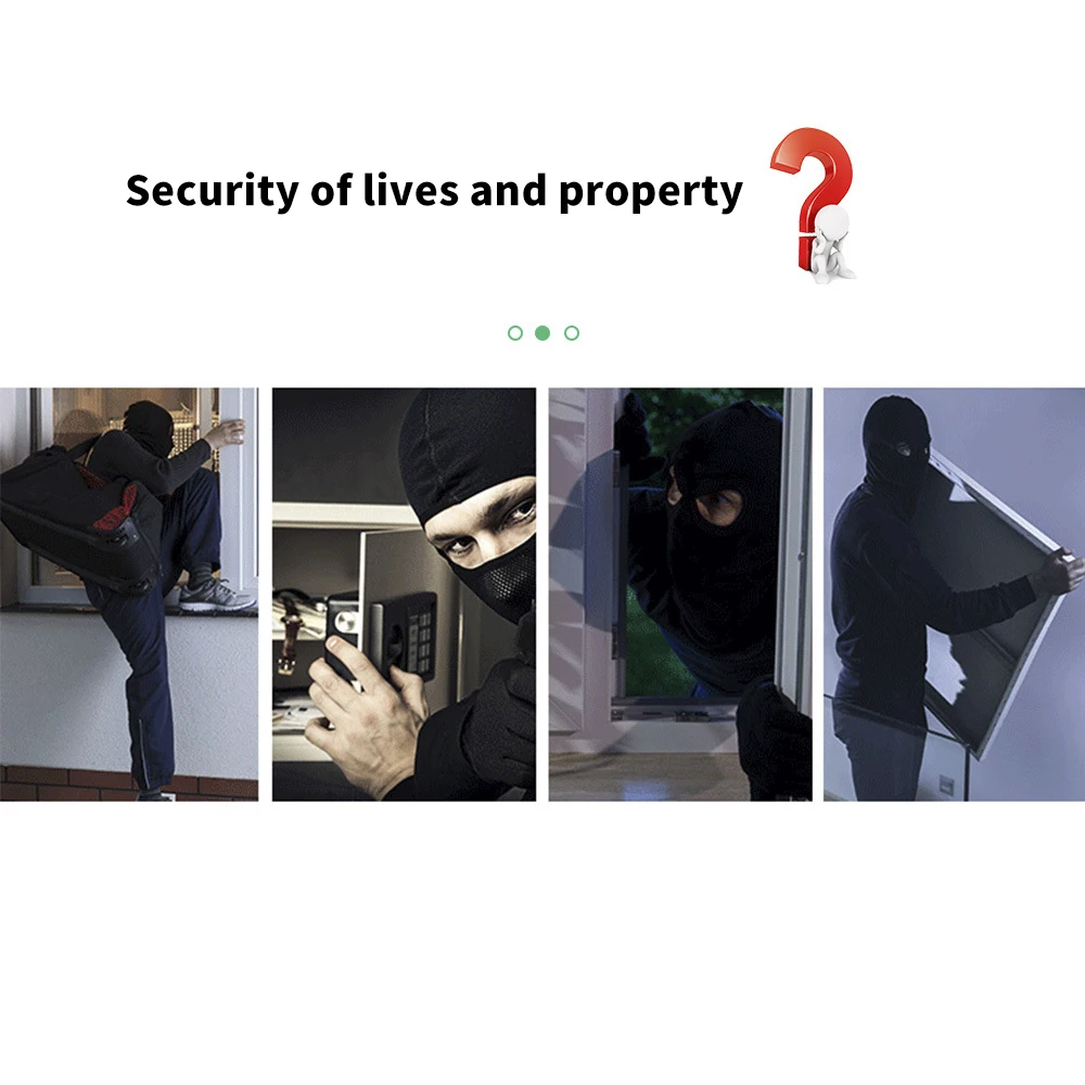 شعاع واحد إنذار بالأشعة تحت الحمراء يعمل بالبطارية كاشف إشارة البوابة التلقائي مستشعر لص الباب ABO #2