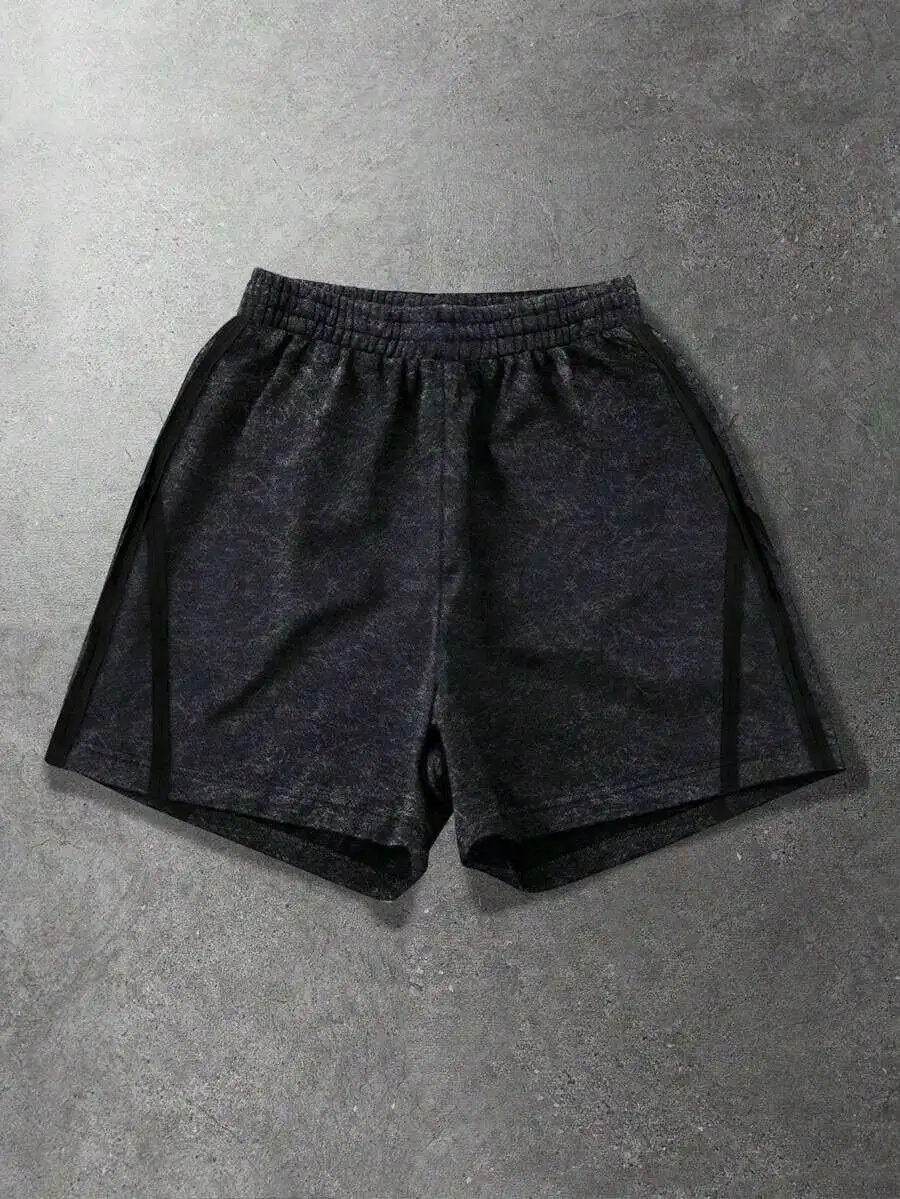 

Mens Casual Elastic Waist Drawstring Loose Street Shorts