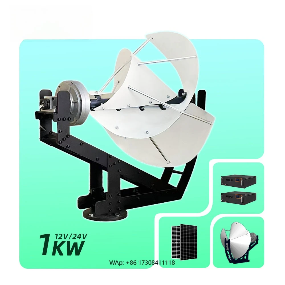 

1000W 12V Free Energy Power Wind Turbine Generator Solar Hybrid System for Home Boat Car