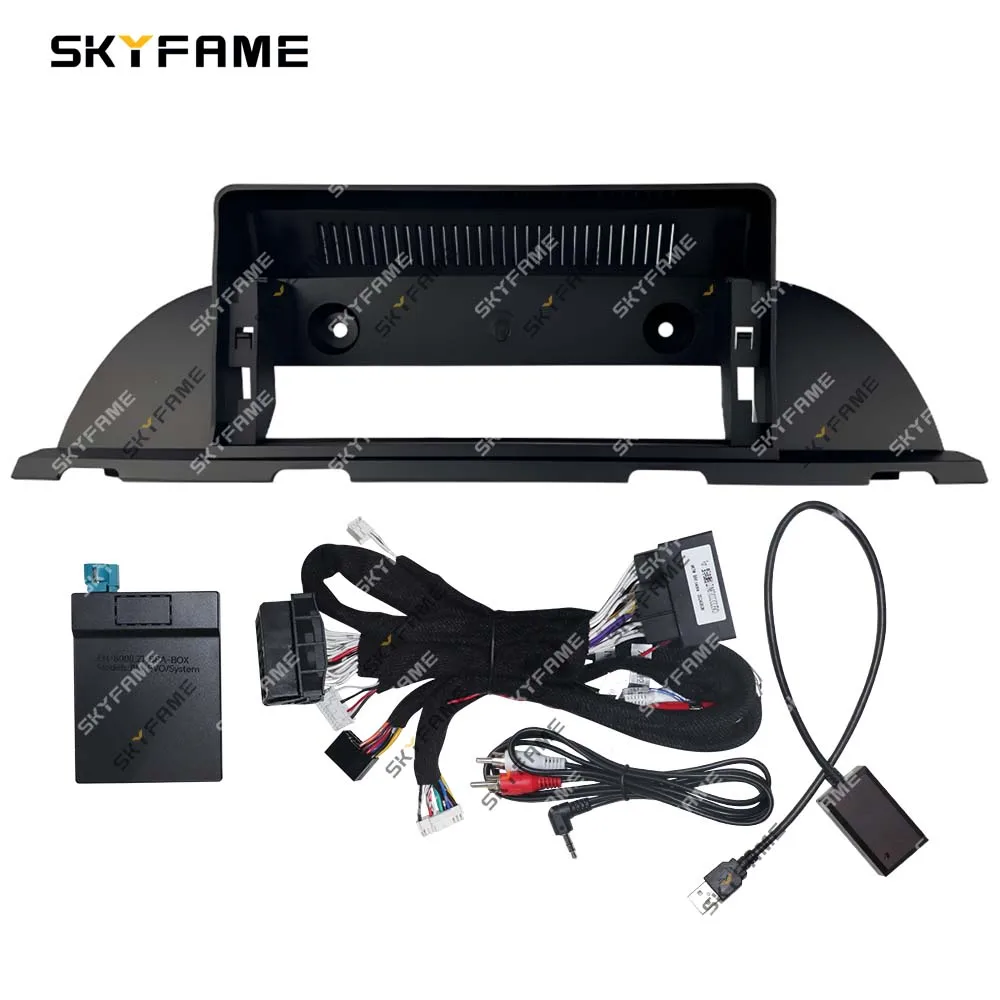 SKYFAME 12.3 Inch Car Frame Fascia Adapter Canbus Android Radio Dash Fitting Panel Kit For BMW 6 Series F06 F12 F13 M6 640I 650I