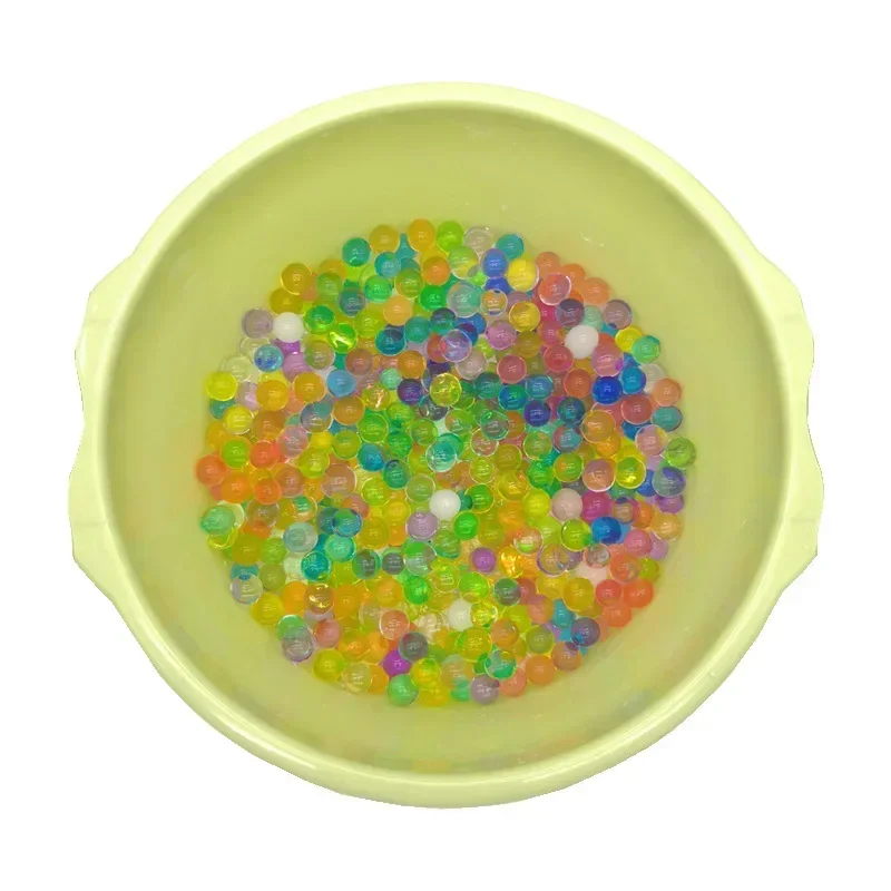 حار بيع 10000 قطعة/الوحدة المياه الخرز اللؤلؤ على شكل كريستال التربة المياه الخرز الطين تنمو ماجيك هلام كرات الزفاف ديكور المنزل هيدروجيل #5
