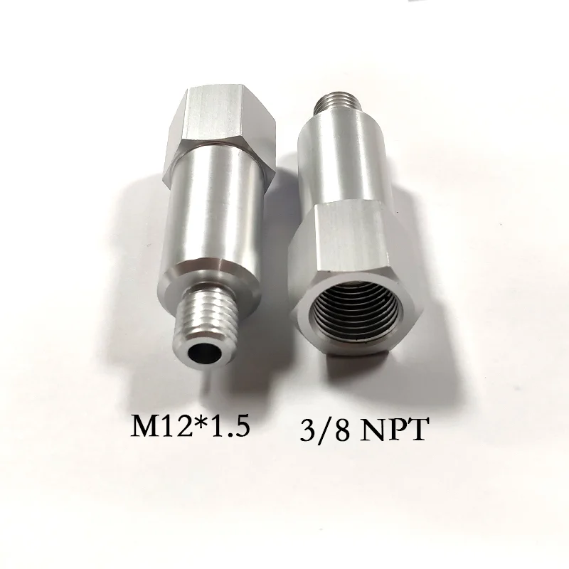 M12x1.5 to 3/8 NPT LS Engine Swap Coolant Temp Sensor Adapter Extended Length Water Temperature Gauge Fitting