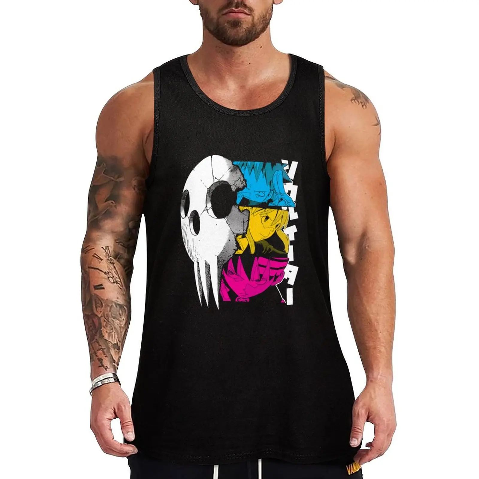 Shinigami Prospects (color) Tank Top sleeveless t-shirts for men Men's sleeveless gym shirts