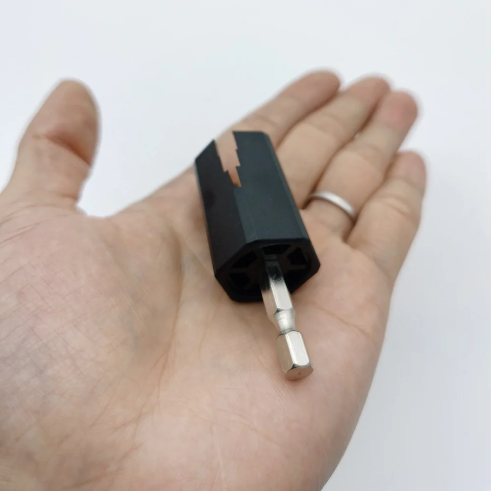 

2Pcs Guitar String Winder Tool Electric Drill Plug ABS Metal Long Life Smooth Operation Guitar Repair Accessories Black