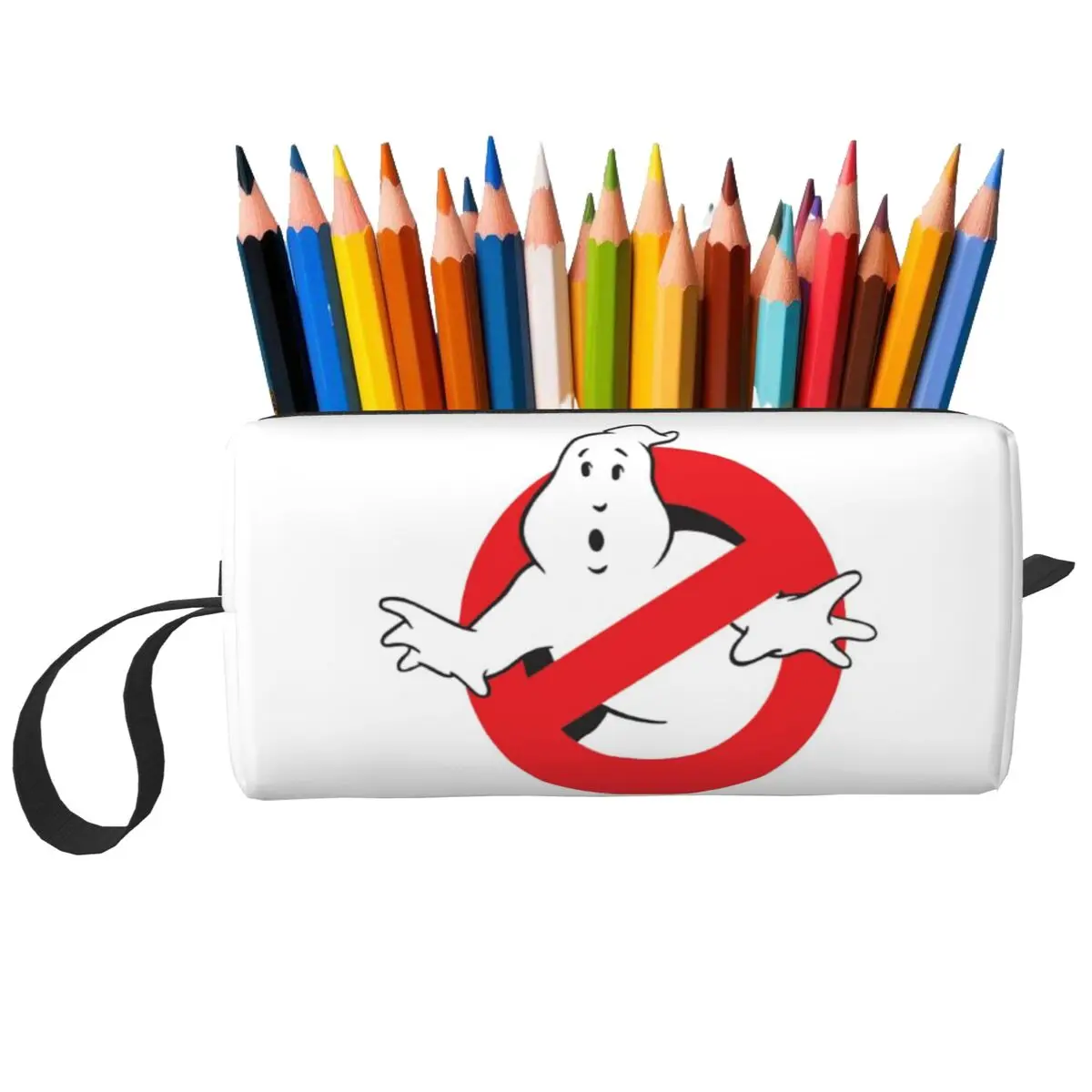 Ghostbusters Monster Movie Ghost Busters Pencil Case for Kids Pen Box Pencil Bag Stationery Supplies Travel Organizer Pouch