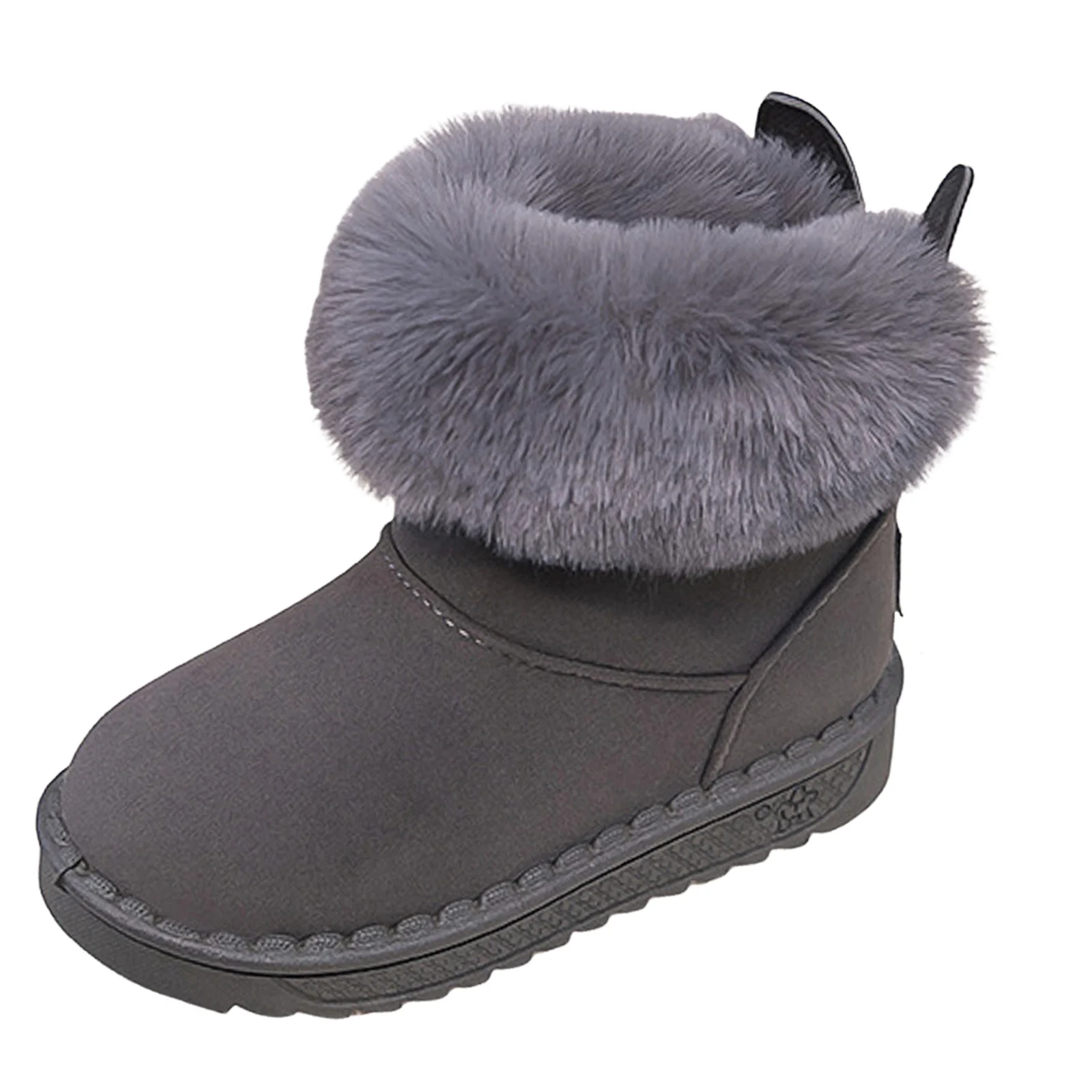 

Kid Cowboy Boots Children's Boots Plush Thick Warm Cotton Shoes Short Boots Cotton Shoes Rabbit Shoes Little Girls Cowboy Boots